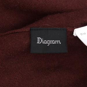 Diagram GRACE CONTINENTAL 20AW ポンポンフェイクレイヤードニットセーター 36 ブラウン