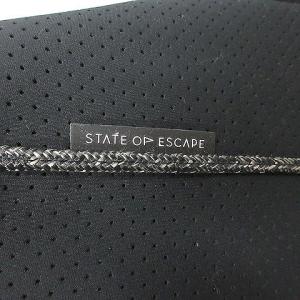 STATE OF ESCAPE バッグ トート ネオプレーン ポーチ付き 黒 ブラック
