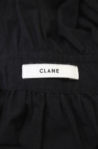 CLANE ワンピース ギャザー ホルターネック ドルマンスリーブ 半袖 マキシロング
