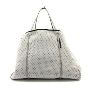 STATE OF ESCAPE バッグ トート ネオプレーン ポーチ付き 白 ホワイト