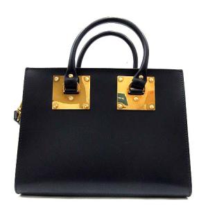 Sophie Hulme アパルトモンドゥーズィエムクラス取扱 バッグ トート ショルダー 2way レザー スクエア 紺