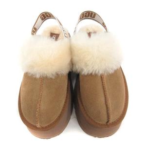 UGG australia サンダル 厚底 ファンケット FUNKETTE 22cm 茶色 ブラウン 1113474