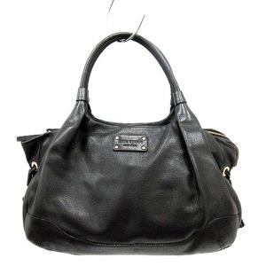 スティービー  レザータッセルハンドバッグ 黒 