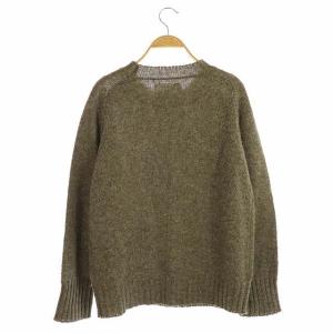 MHL. 19AW FINE SHETLAND ニット セーター 長袖 プルオーバー 2 グレー