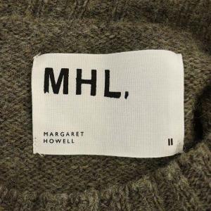 MHL. 19AW FINE SHETLAND ニット セーター 長袖 プルオーバー 2 グレー