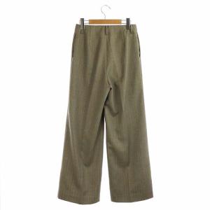 AURALEE WOOL SILK HERRINGBONE WIDE SLACKS パンツ スラックス