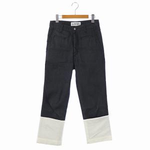 フィッシャーマンデニムパンツ ジーンズ 切替 ボタンフライ