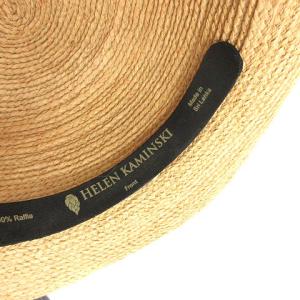 HELEN KAMINSKI 19SS 帽子 ラフィアハット 麦わら リボン ベージュ