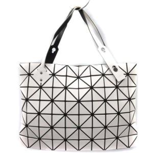 BAOBAO ISSEY MIYAKE ROCK BASICS トート ハンドバッグ 白 ホワイト BB55-AG032