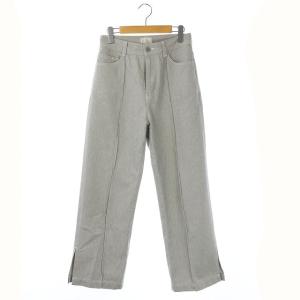20AW スリットデニムパンツ 36 グレー