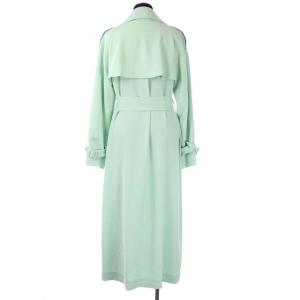 Grace Class 20SS トリアセ ドレープコート リボンベルト 36 ミントグリーン