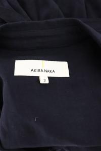 AKIRANAKA Eden slip combi dress ロングワンピース ネイビー