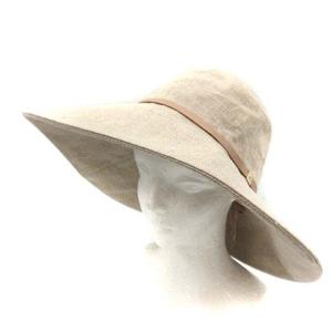 MARIEL 帽子 ハット リネン ベージュ
