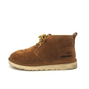 UGG australia NEIGHBORHOOD 19AW チャッカブーツ ムートン ショート NHUG NEUMEL US10 28cm ブラウン