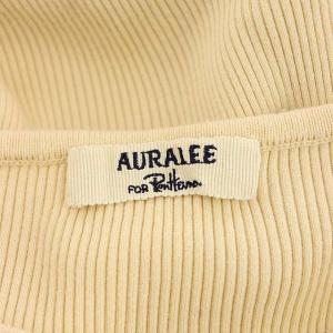 AURALEE A5AB03RH ロンハーマン別注 ギザボートネックニット 長袖