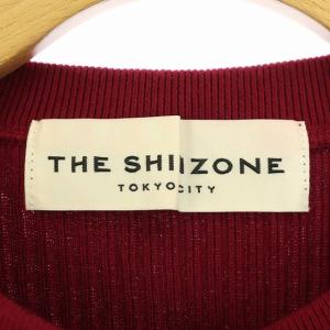 Shinzone THE SHINZONE カーディガン ニット 長袖 スナップボタン F ワインレッド