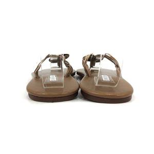 PIPPICHIC 20SS CONCHO SANDAL サンダル トング フラット コンチョ付き スクエアトゥ レザー M 23.5cm