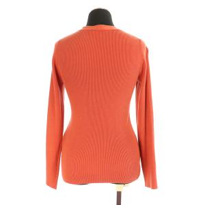 Ron Herman ニットカーディガン リブ オレンジ