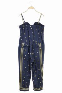 MUVEIL コンバース CONVERSE TOKYO 総柄 オールインワン サロペット 紺