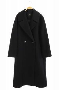 Spick&Span 19AW Wフェイスビッグカラーコート アウター ウール 38 紺