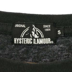 HYSTERIC GLAMOUR Tシャツ プリント 半袖 S ブラック