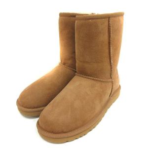UGG australia  クラシックショート W CLASSIC SHORT ブーツ ムートン ショート 24cm 茶色 ブラウン 5825