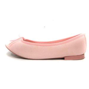 Repetto Lili Haute リボンキャンバスバレリーナシューズ 37 ピンク