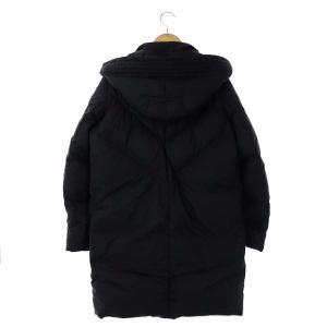 Helmut Lang ダウンコート ジップアップ フード P 黒