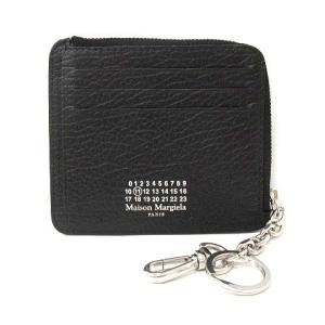 Martin Margiela 11 20AW カードケース コインケース 小銭入れ キーリング付き キーチェーン付き レザー シボ加工 黒 ブラック