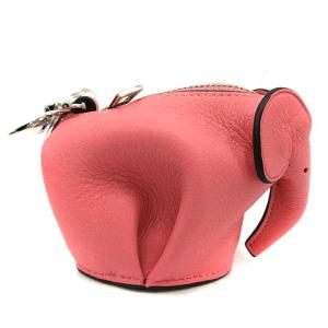 エレファント チャーム クラシックカーフ バッグチャーム キーホルダー