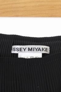 ISSEY MIYAKE スカート プリーツ タイト 3 ブラック