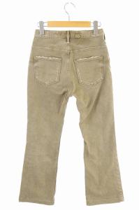 upper hights THE JESSICA ストレッチ加工パンツ ストレート ダメージ加工 21 茶