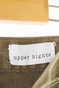 upper hights THE JESSICA ストレッチ加工パンツ ストレート ダメージ加工 21 茶