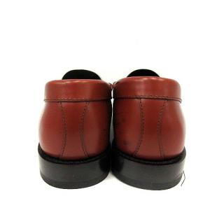 CELINE ルコ エンベリッシュド ローファー バイカラー 36 ブラウン ホワイト