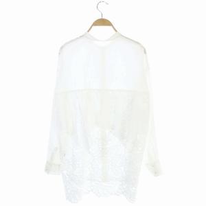 Diagram GRACE CONTINENTAL 21SS カットワークシャツ ブラウス 長袖 36 白 