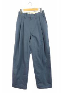 TOMBOY パンツ ワーク タック ワイド 36 青