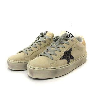 GOLDEN GOOSE HI STAR スニーカー ローカット スエード 37 24cm ベージュ