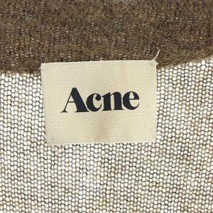 Acne Studios RAYA NEW モヘヤ混 ロングカーディガン ニット 長袖 XS ブラウン