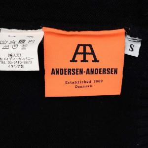 Andersen-Andersen ウール ニット セーター 長袖 S 黒 ブラック