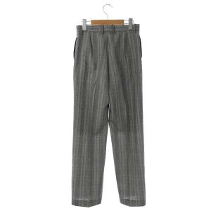 AURALEE 19SS サマーウール グレンチェック スラックス