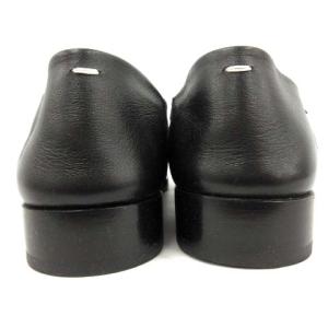 Martin Margiela 22 シューズ ローファー バブーシュ レザー ローヒール カレンダータグ 39 25cm 黒