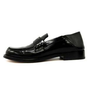 Martin Margiela 22 シューズ ローファー バブーシュ レザー ローヒール カレンダータグ 39 25cm 黒