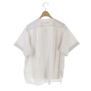 Drawer コットンリボンショートスリーブシャツ リボン フレア 36 ライトベージュ