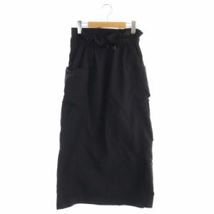 emmi別注 2way タイトスカート ロング S 黒 ブラック