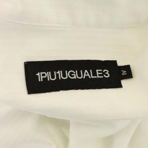 1PIU1UGUALE3 STRIPE JACQUARD CRAZY PLAIN ストライプジャガードシャツ