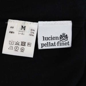 lucien pellat finet スタースカルカシミヤシルクVネックニット セーター 長袖 プルオーバー M 黒 ブラック