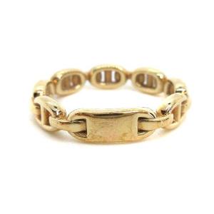 VENDOME AOYAMA 指輪 リング K10 ダイヤモンド 0.06ct 9号 イエローゴールド