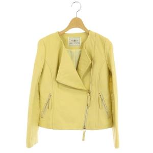 ラムライダースジャケット イエロー