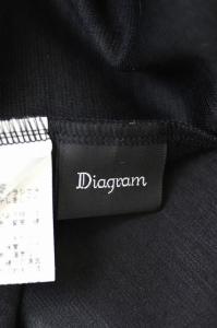 Diagram GRACE CONTINENTAL 19AW ファー付カットコート スプリングコート ロング リボンベルト付き