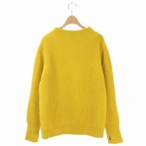 Andersen-Andersen ボトルネックニット セーター プルオーバー 長袖 M 黄 イエロー